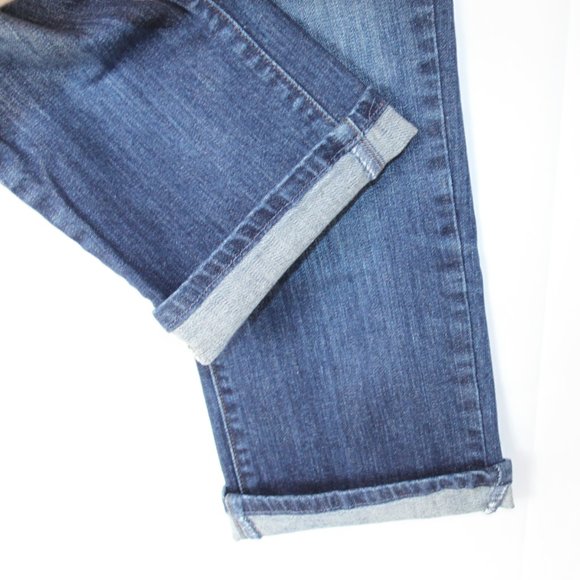 LEVIS SAN FRANCISCO DEMI CURVE CLASSIC CAPRI JEANS SZ 8/29 WOMENS CUFFED STRETCH - Picture 5 of 16